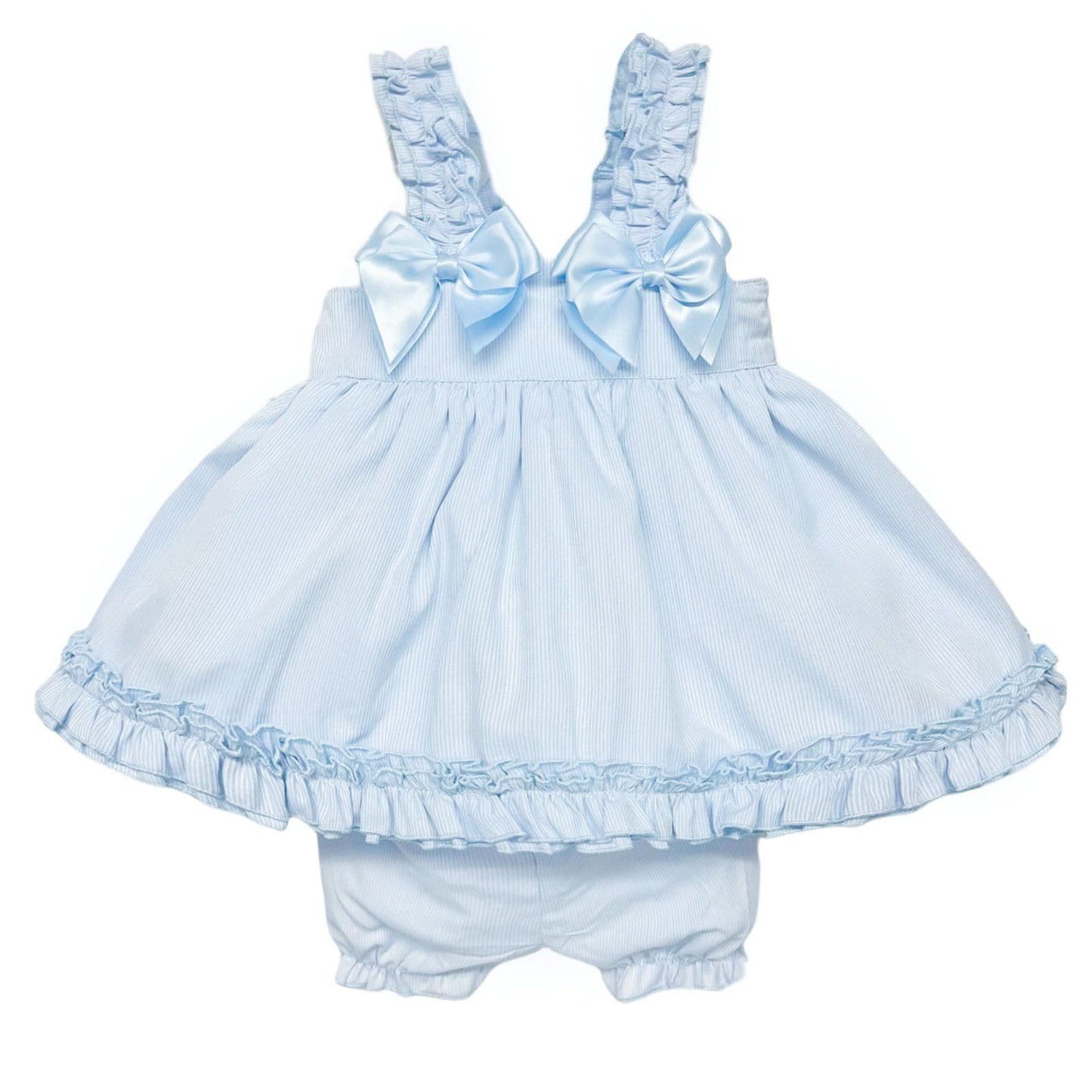 *SALE* Baby Girl Blue Summer Sun Dress with Knickers "2403 Blue"