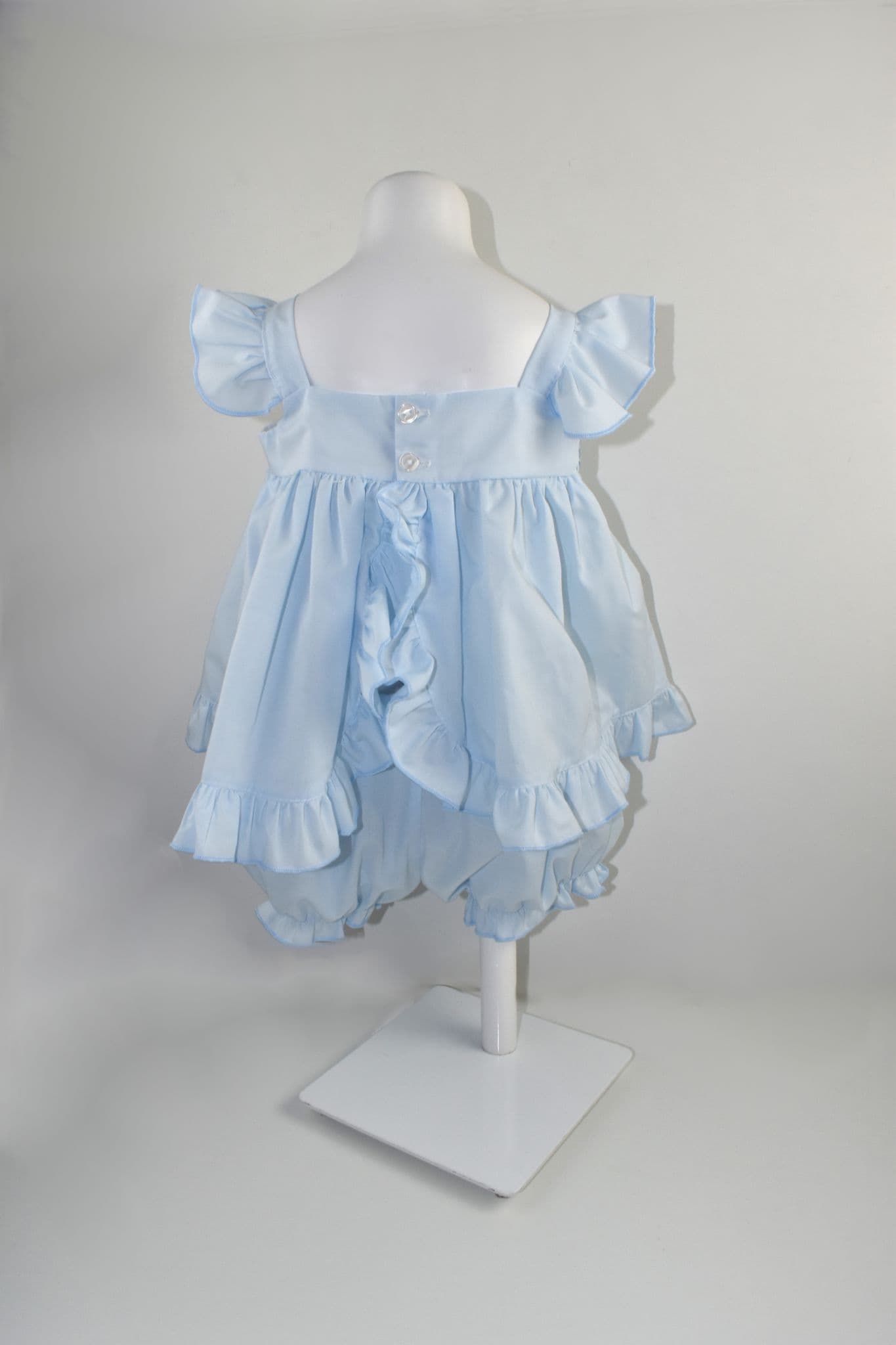 *SALE* Baby Girl Pale Blue Sun Dress with Knickers "MYD2340B"