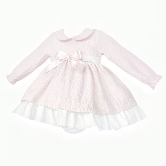 *SALE* Baby Girl Pink Soft Cozy Puff Ball Dress with Pants "MYD25208"