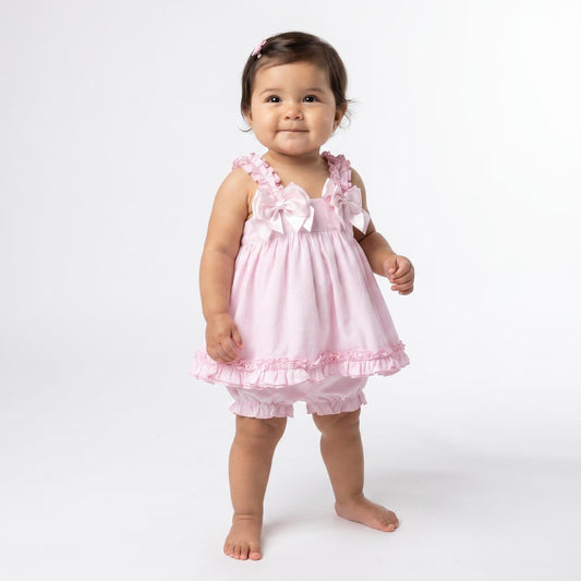 *SALE* Baby Girl Pink Summer Sun Dress with Knickers "2403 Pink"
