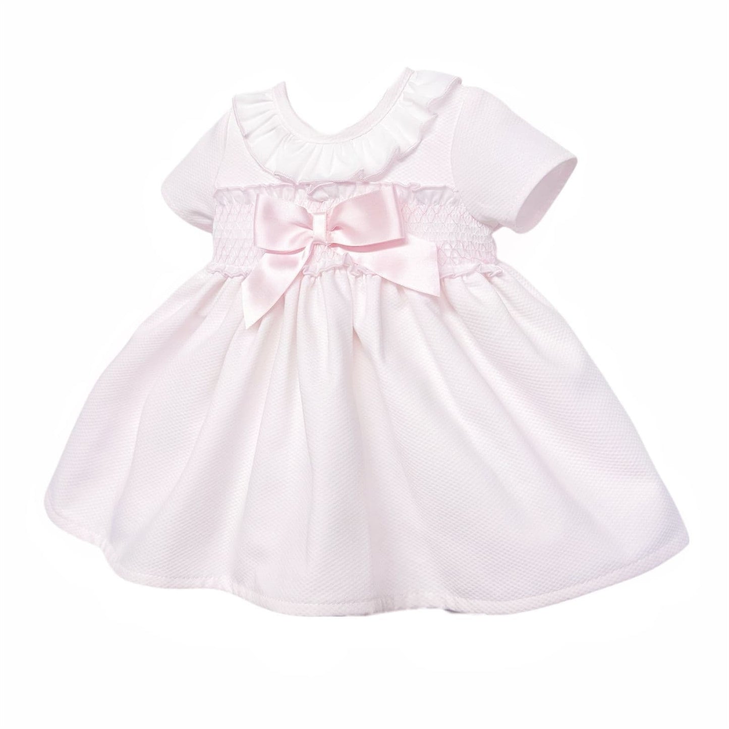 *SALE* Baby Girl Pink Waffle Puff Ball Dress with Pants "MYD2334"