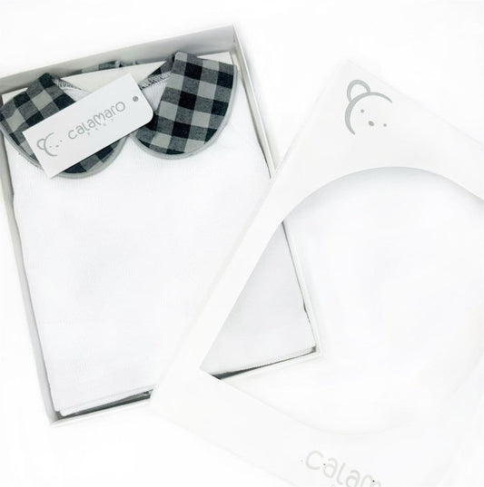 *SALE* Calamaro Baby Girl Black Checked Skirt with Top "17876"