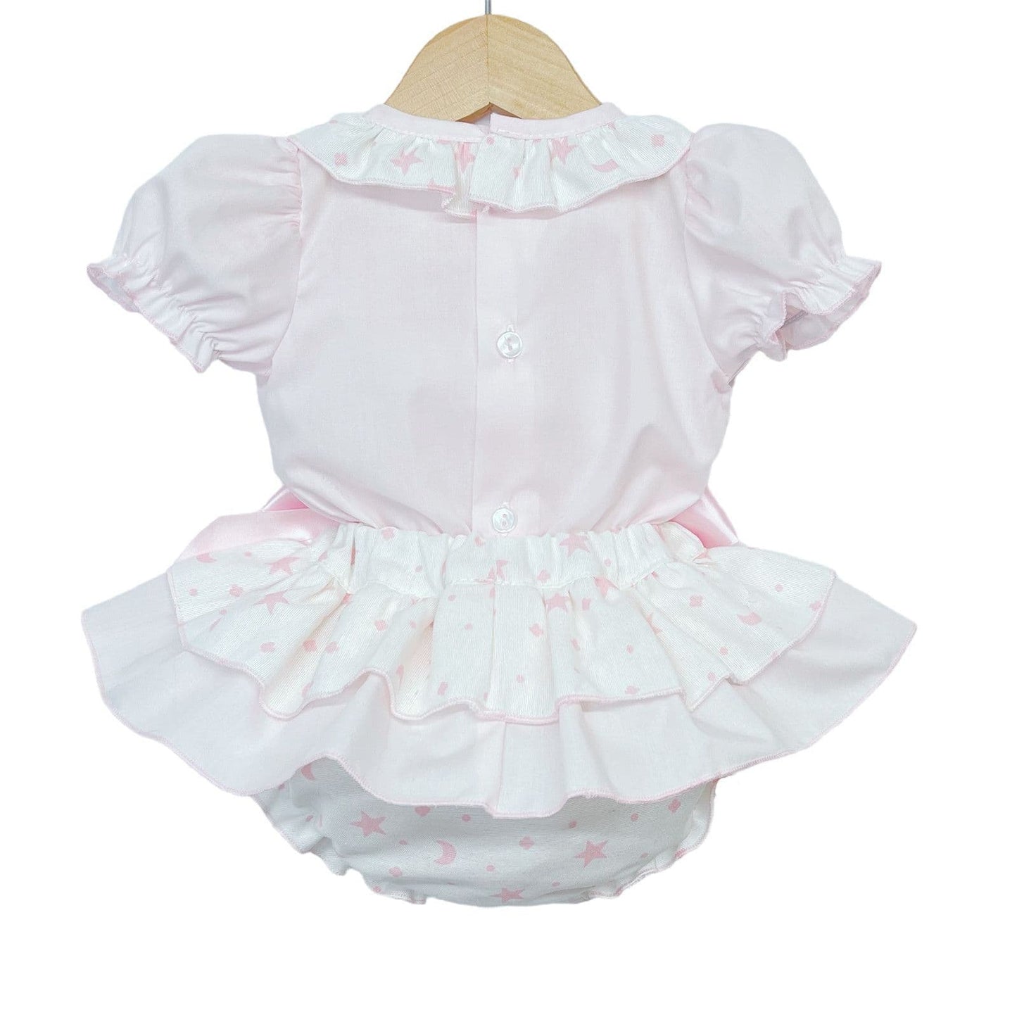 *SALE* Pink Star Frilly Skirt with Shirt "MYD2236"