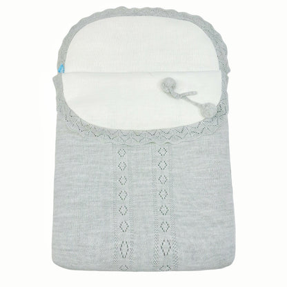 Spanish Grey Knitted Baby Nest