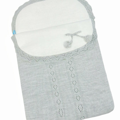 Spanish Grey Knitted Baby Nest