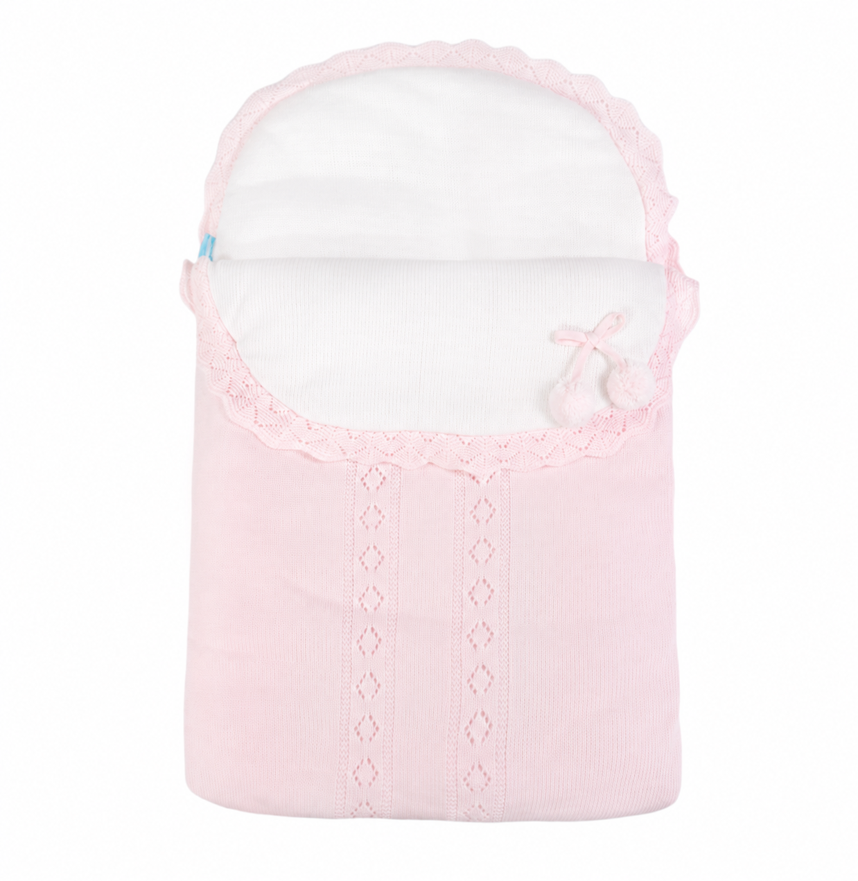Spanish Pink Knitted Baby Nest