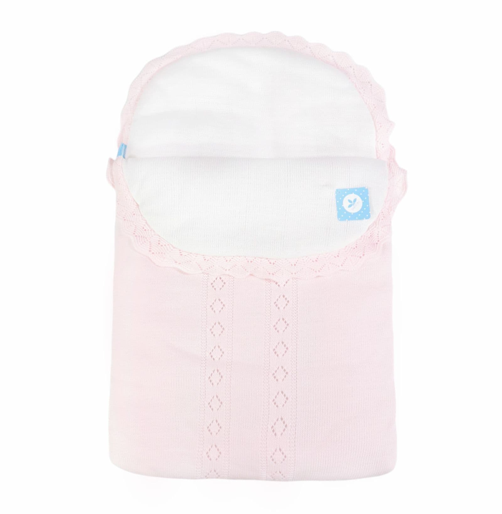 Spanish Pink Knitted Baby Nest