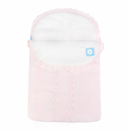 Spanish Pink Knitted Baby Nest