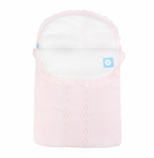 Spanish Pink Knitted Baby Nest