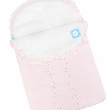 Spanish Pink Knitted Baby Nest