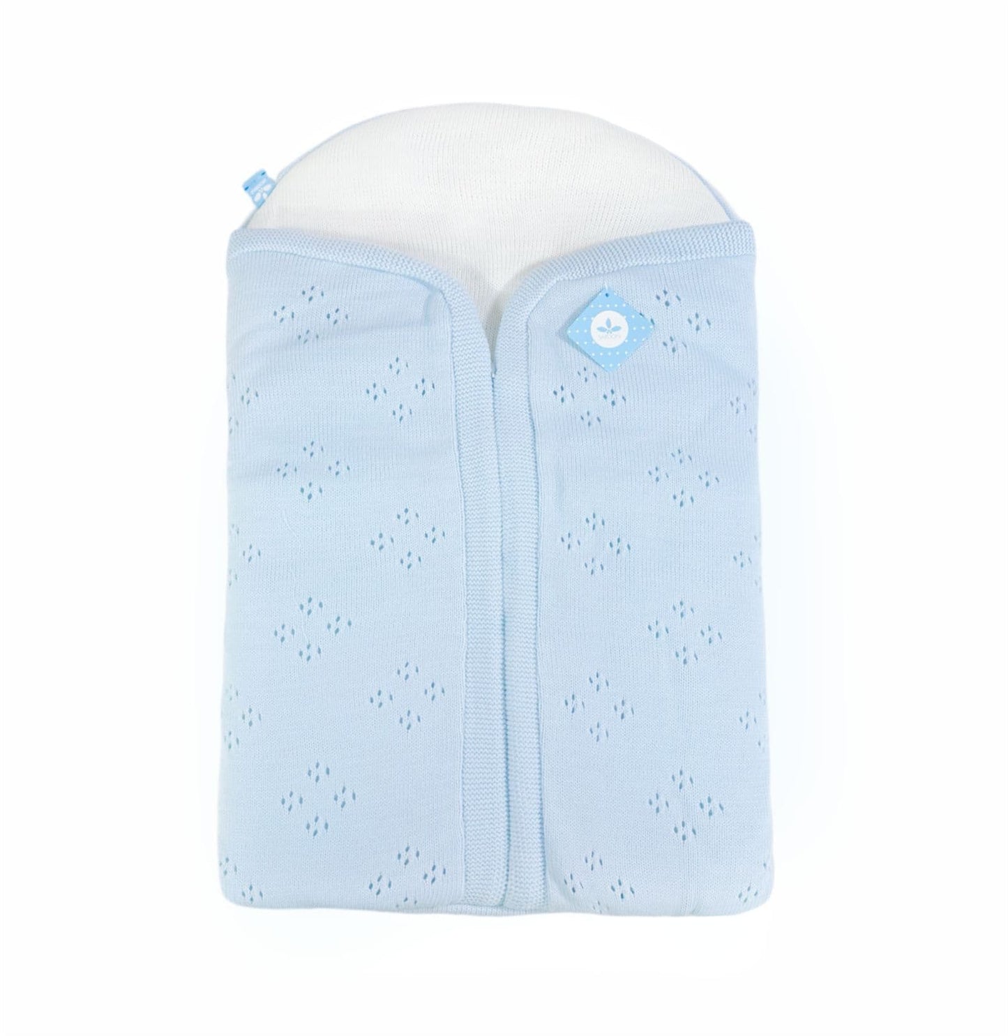 Spanish Blue Knitted Baby Nest