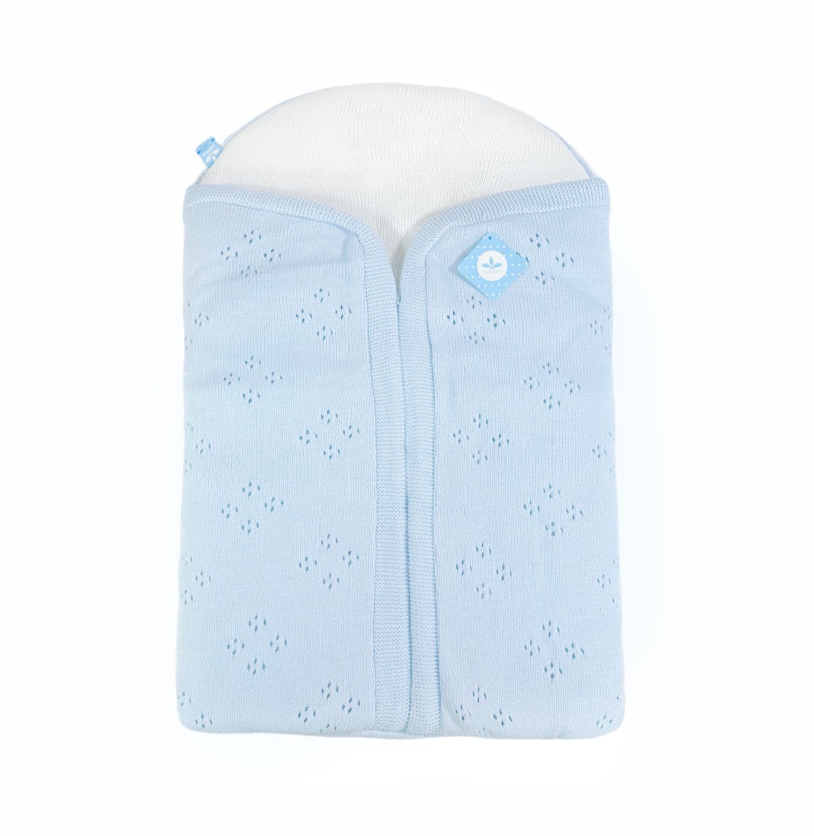 Spanish Blue Knitted Baby Nest