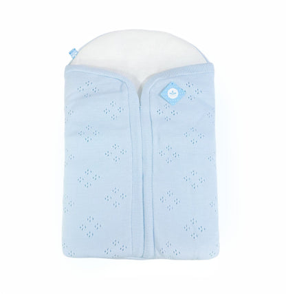 Spanish Blue Knitted Baby Nest