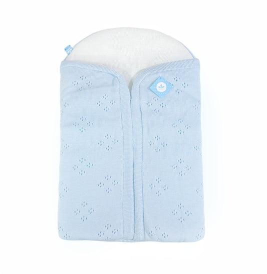 Spanish Blue Knitted Baby Nest