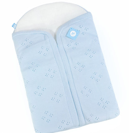 Spanish Blue Knitted Baby Nest