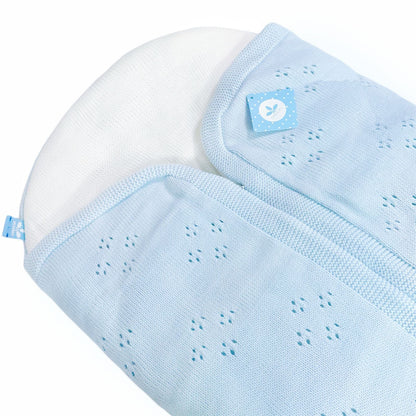 Spanish Blue Knitted Baby Nest