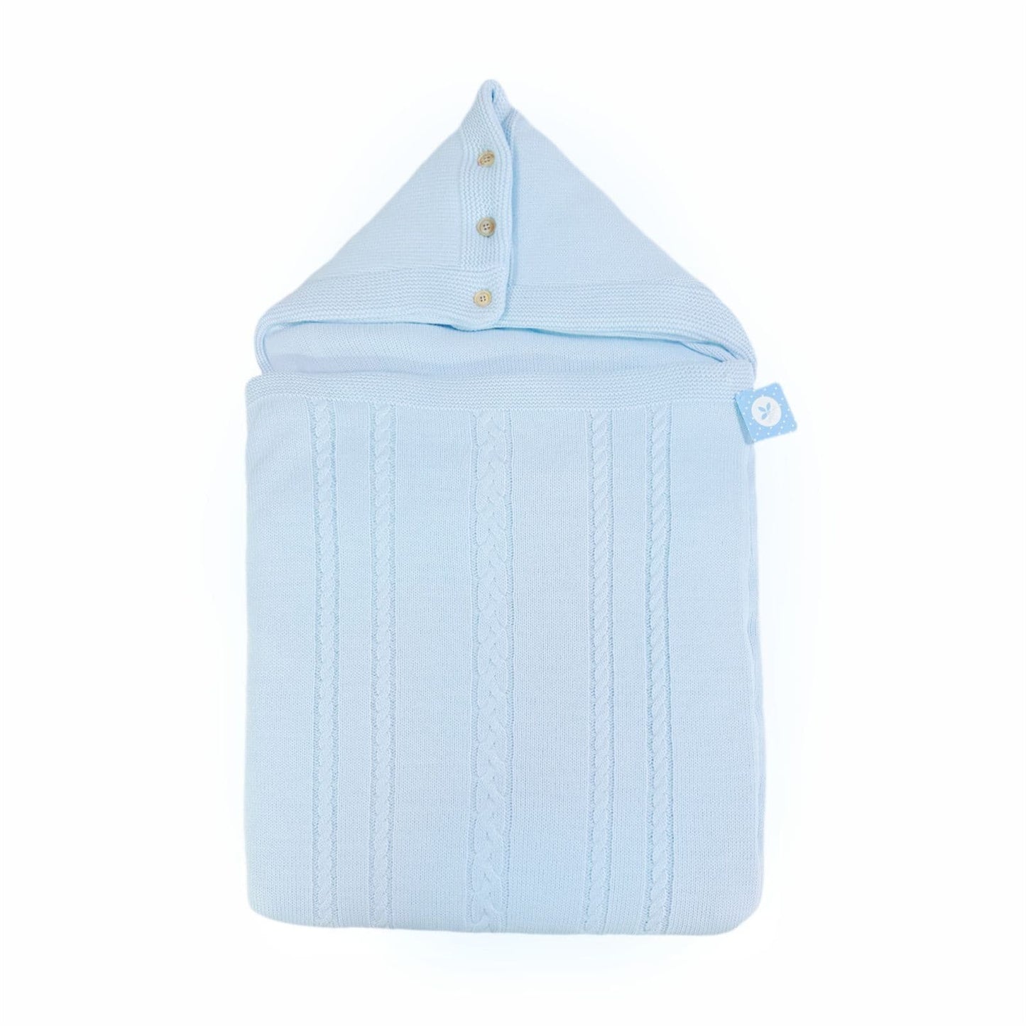 Spanish Blue Knitted Baby Nest