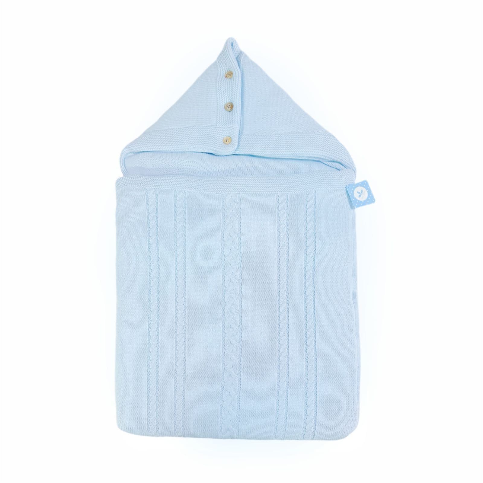 Spanish Blue Knitted Baby Nest