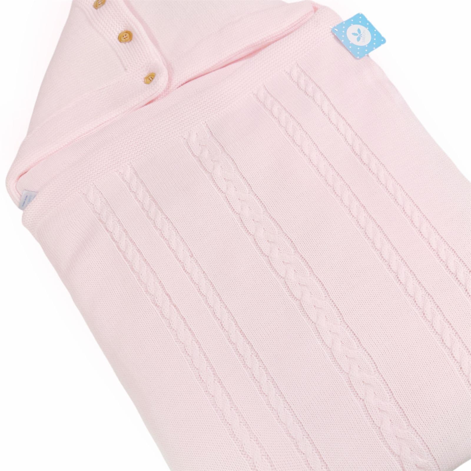 Spanish Pink Knitted Baby Nest