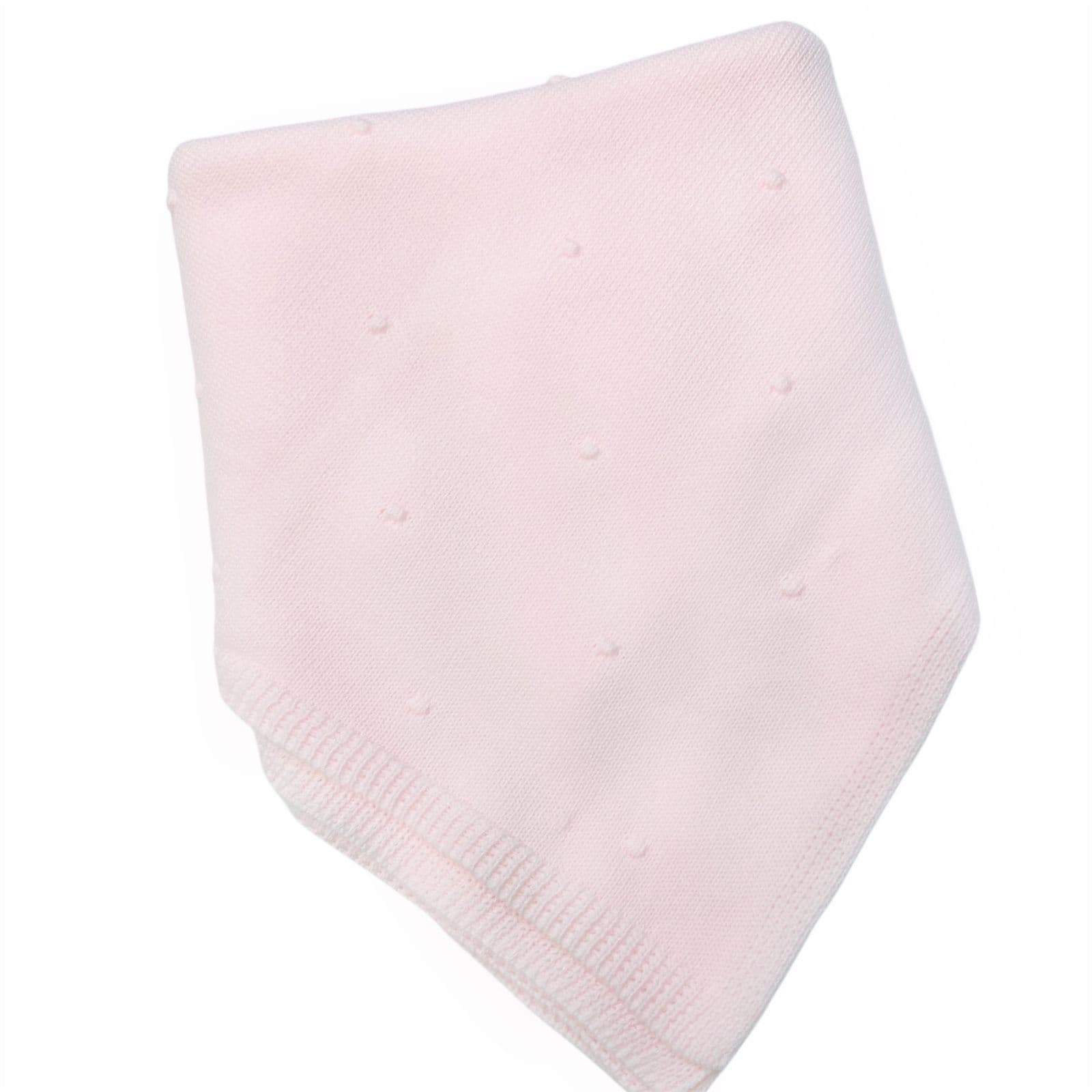 Spanish Pink Bubble Knit Shawl