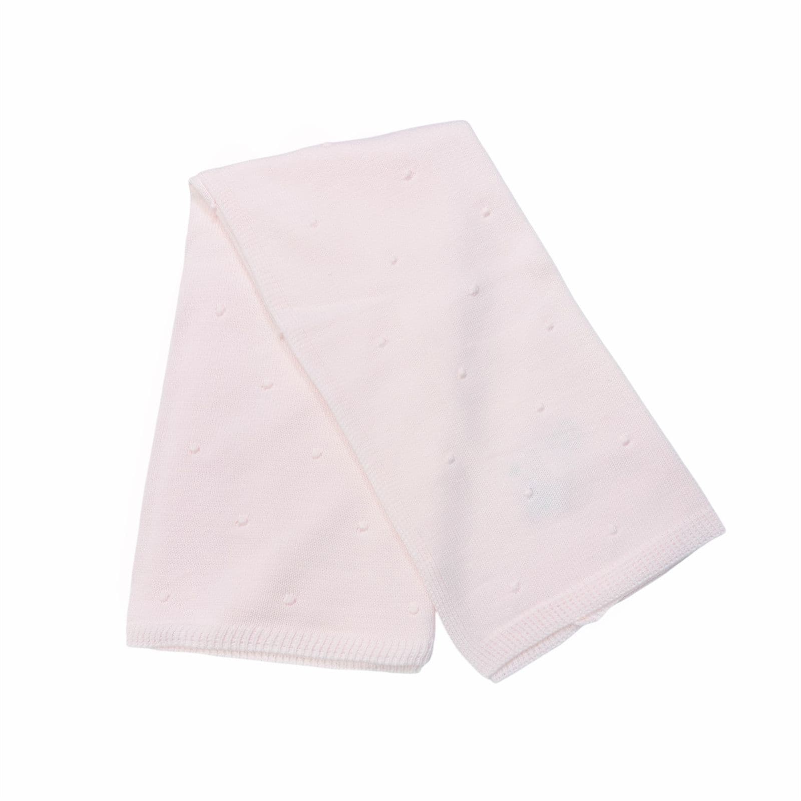 Spanish Pink Bubble Knit Shawl