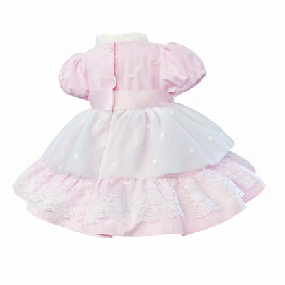 Baby Girls Pink Tulle Puffball Dress