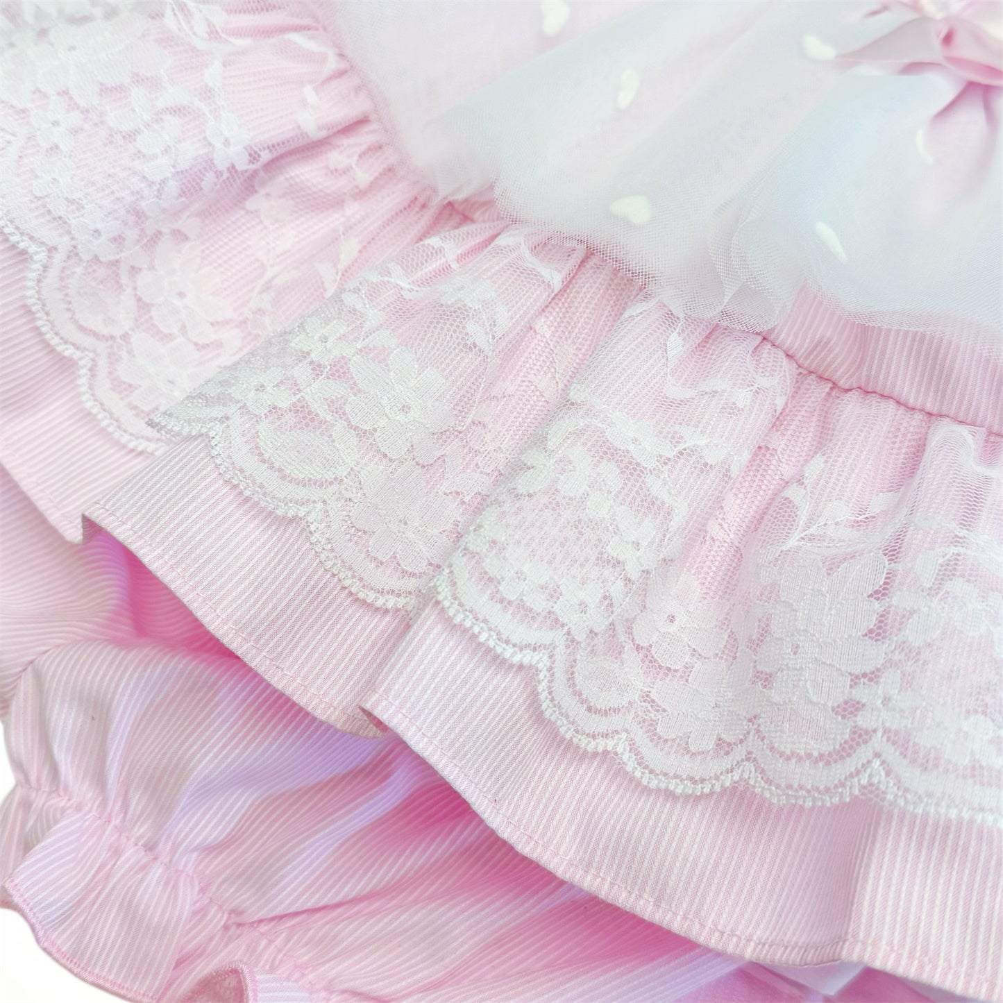 Baby Girls Pink Tulle Puffball Dress