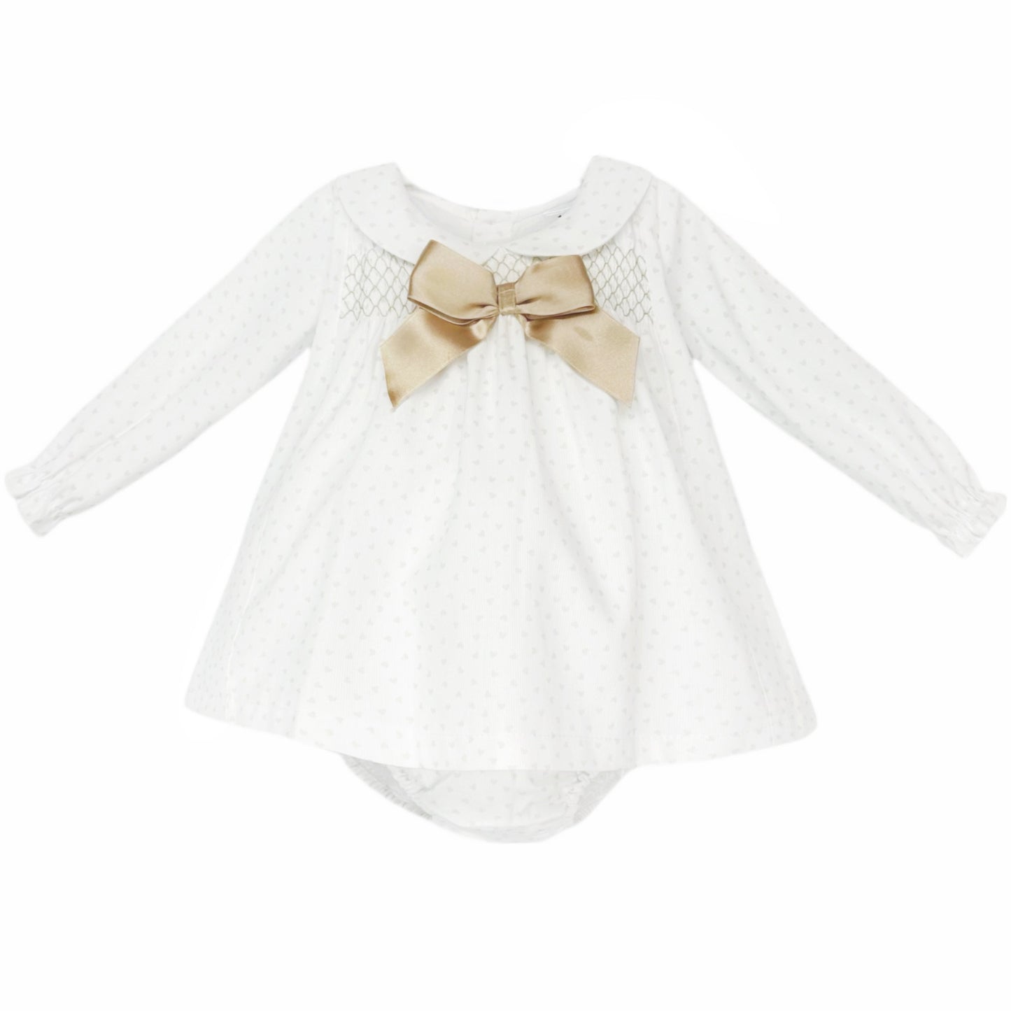 Baby Girls Camel Love Smock Dress & Bloomers