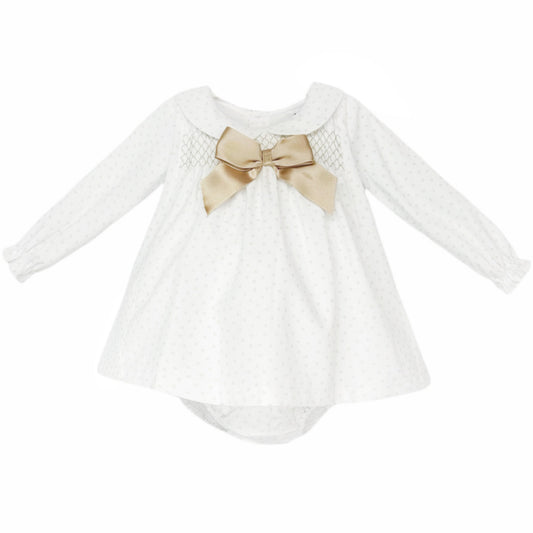 Baby Girls Camel Love Smock Dress & Bloomers