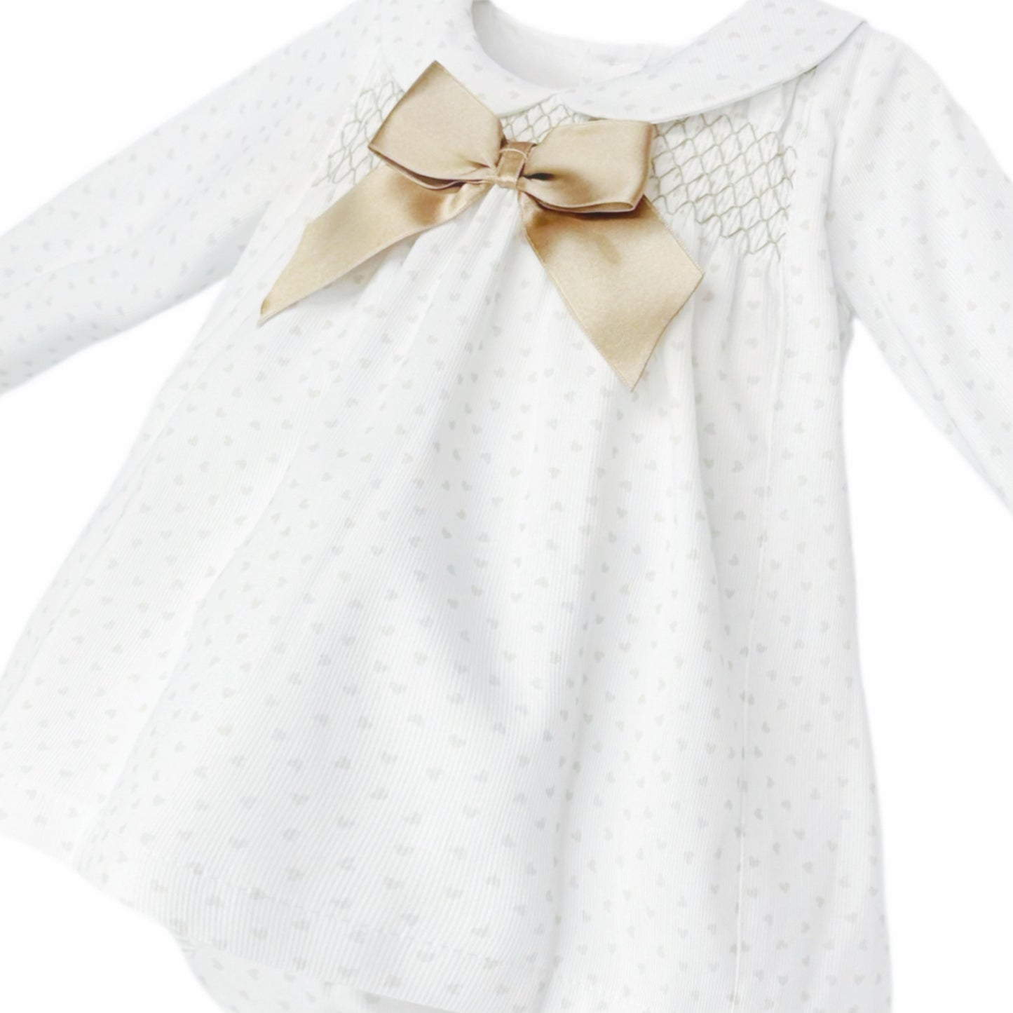 Baby Girls Camel Love Smock Dress & Bloomers