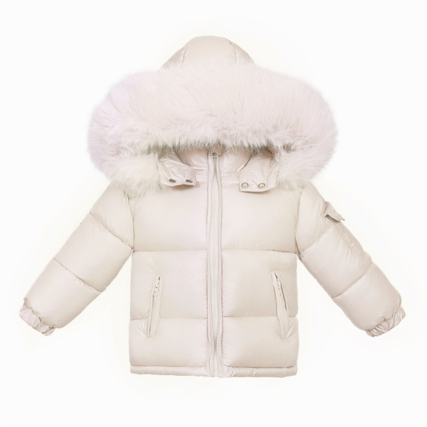Baby Unisex Champagne Puffer Coat