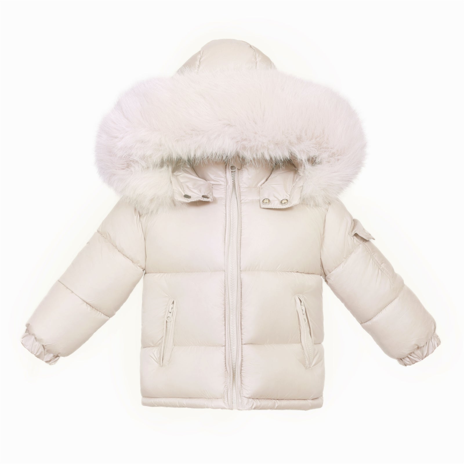 Baby Unisex Champagne Puffer Coat