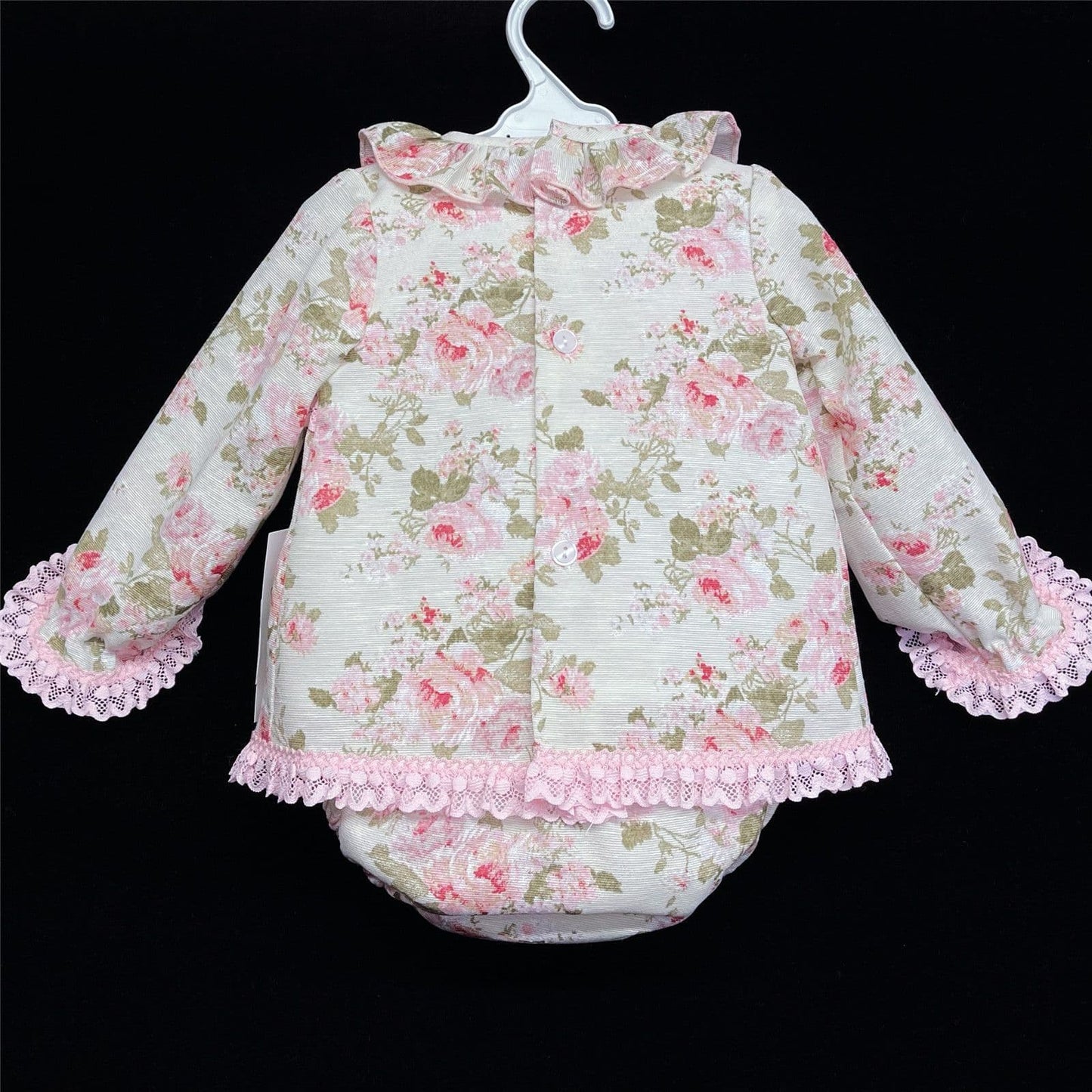 Baby Girl Floral Long Sleeve Dress with Pants Set "MYD810"