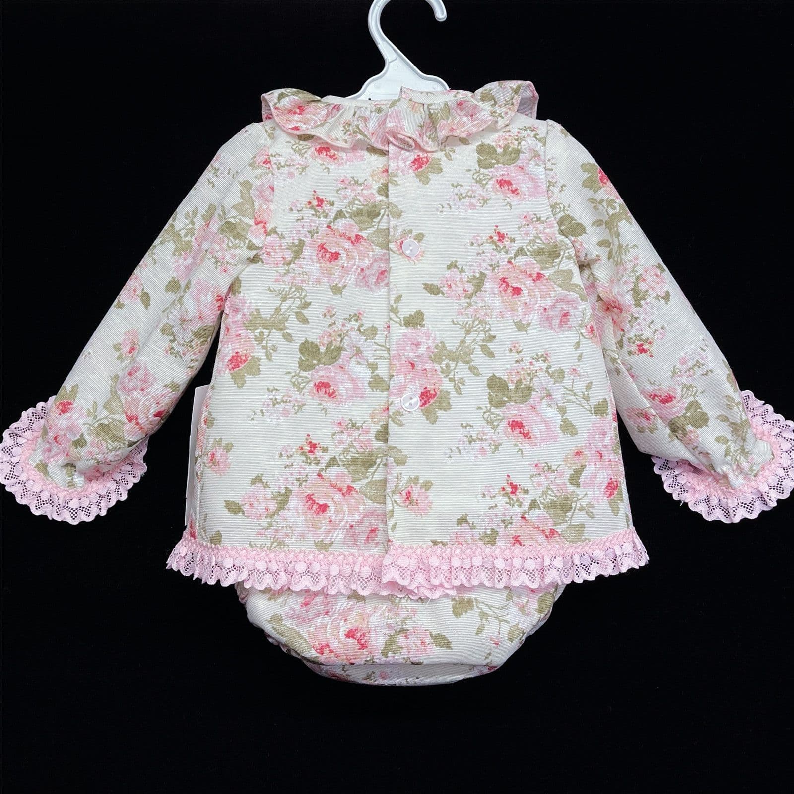 Baby Girl Floral Long Sleeve Dress with Pants Set "MYD810"