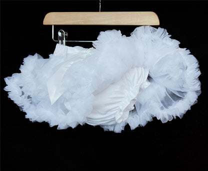 Baby Girl Soft White Tutu Skirts Tulle Tutu