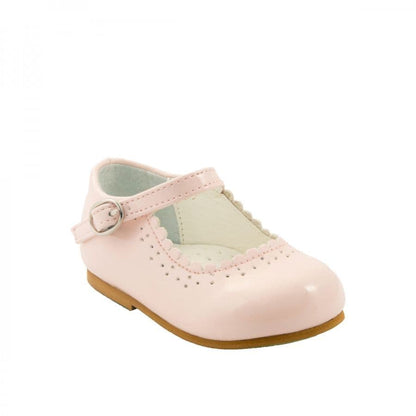Baby Girls Patent Bar Shoes "Emma Pink"