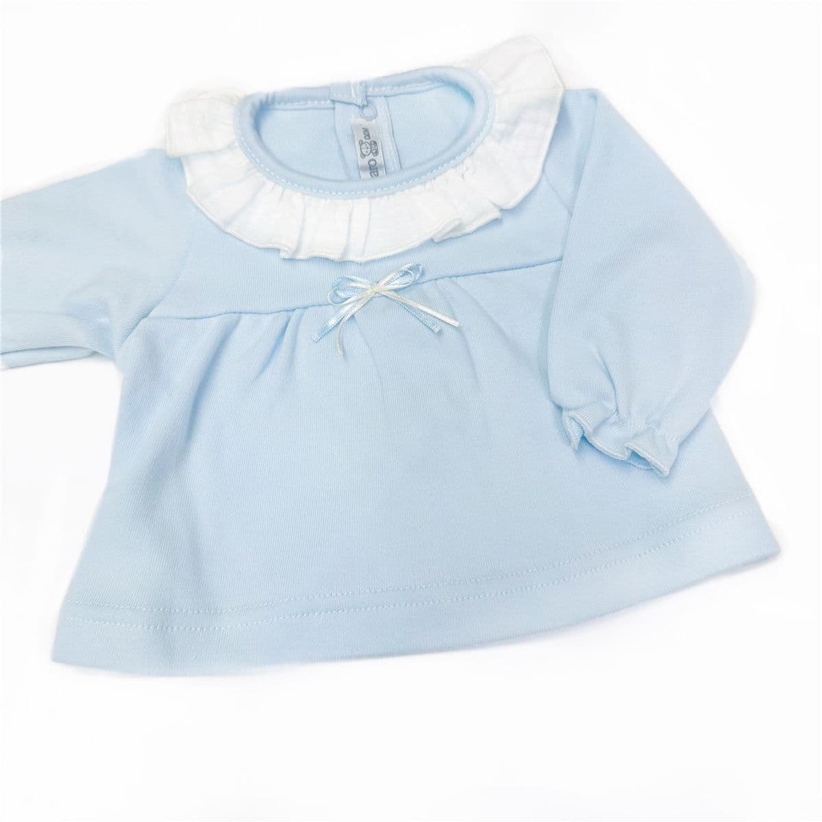 Calamaro Baby Blue Cotton Suit "17848 Blue"