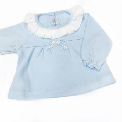 Calamaro Baby Blue Cotton Suit "17848 Blue"