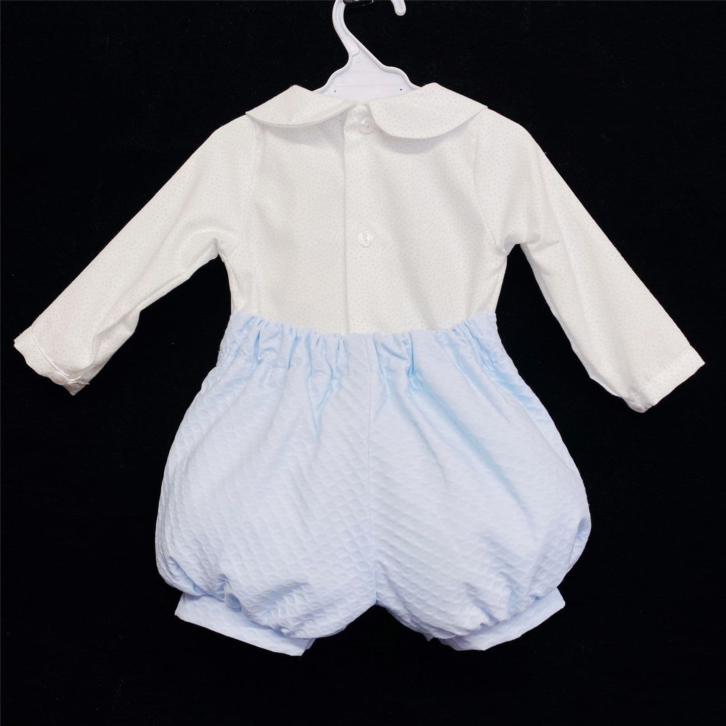 *Clearance* Baby Boy Blue Waffle Jam Pants Outfit "MYD216"