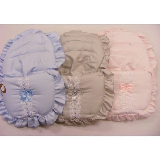 Baby Waffle Ribbon Car Seat Cosy