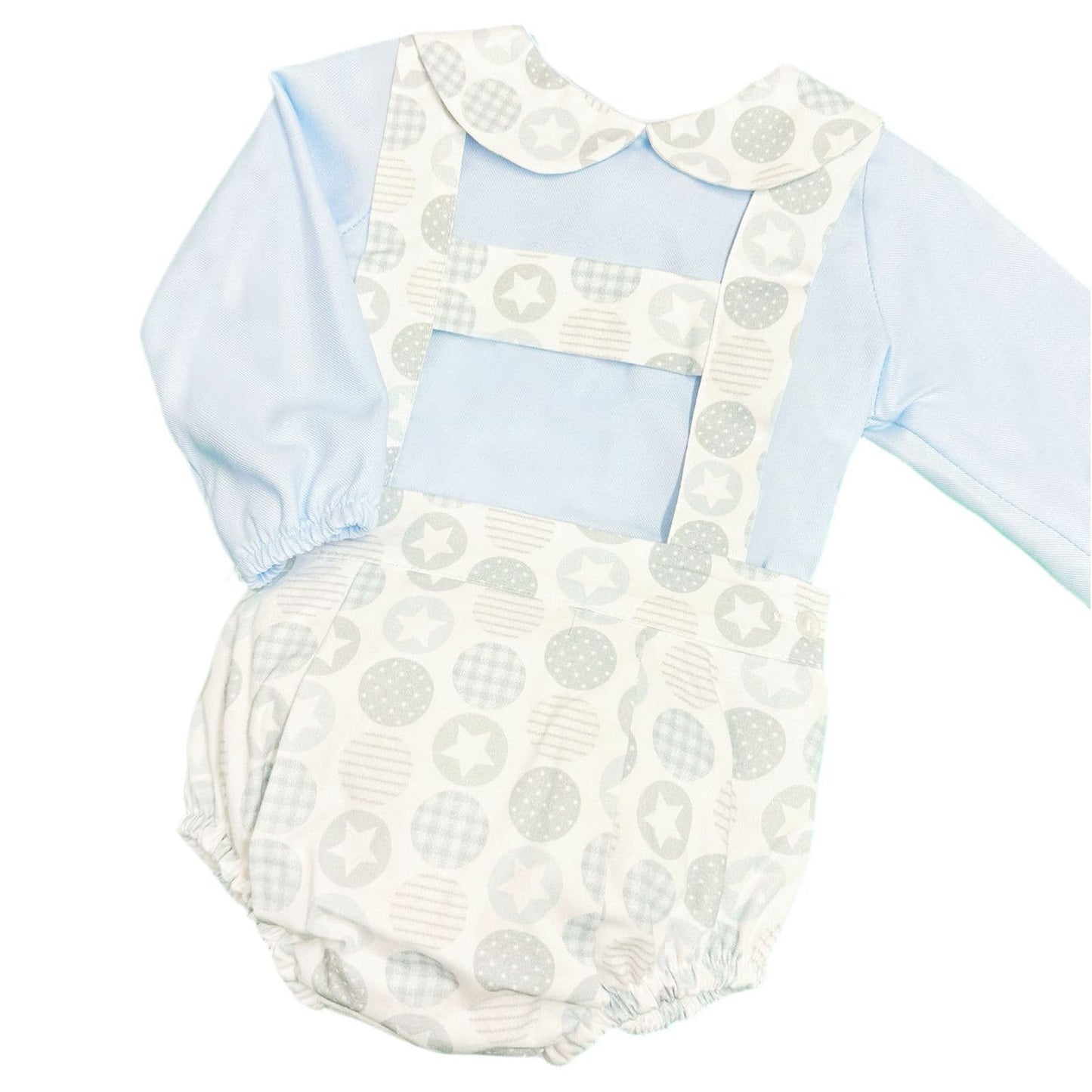 *SALE* Baby Boy Blue Romper with Shirt "LM161"
