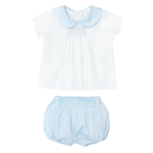 *SALE* Baby Boy Cotton Blue Shorts with Shirt "MYD2455"