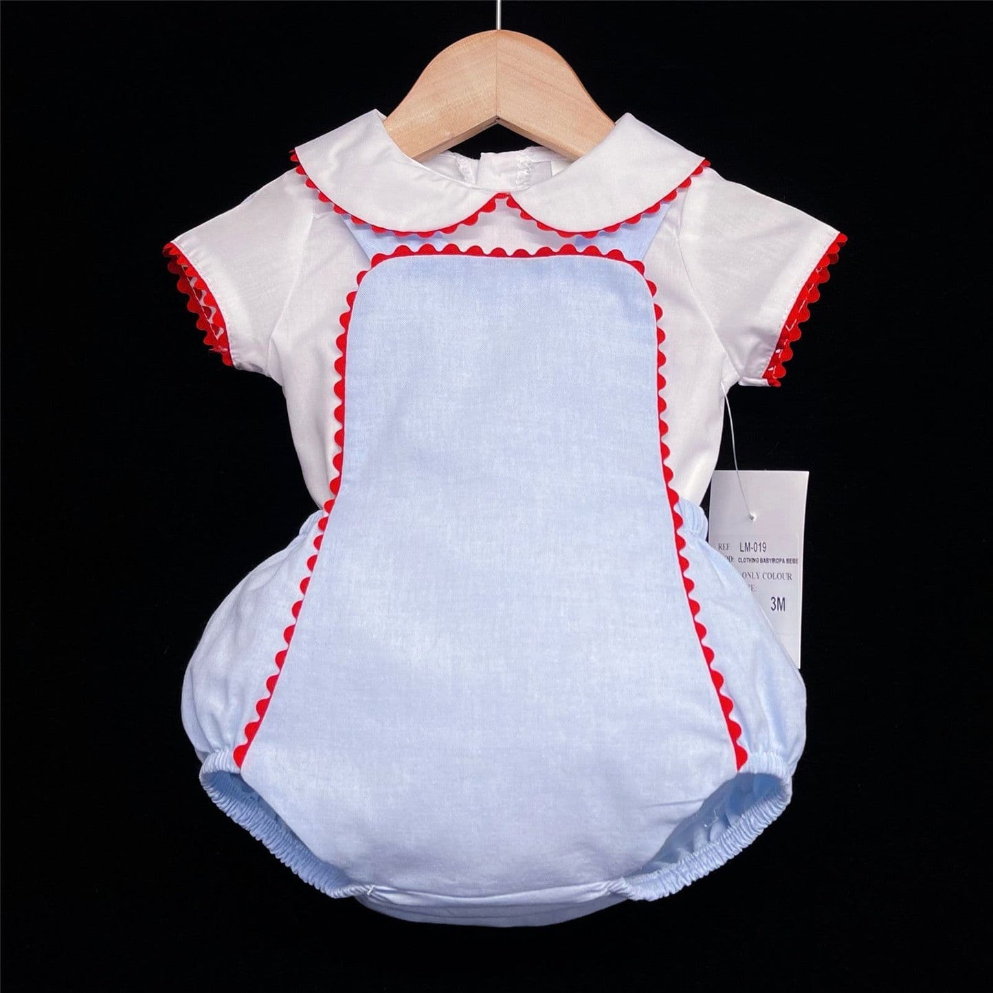 *SALE* Baby Boy Spanish Blue Dungaree Outfit "LM019"