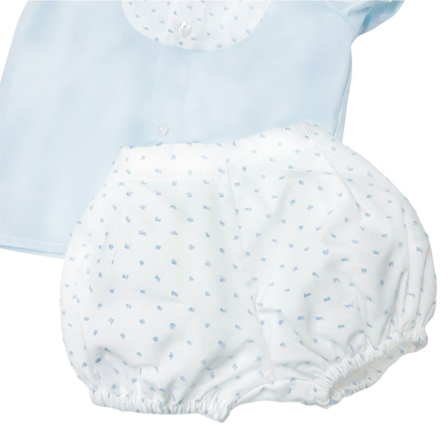 *SALE* Baby Boy White Smocked Shorts with Top "MYD2461"