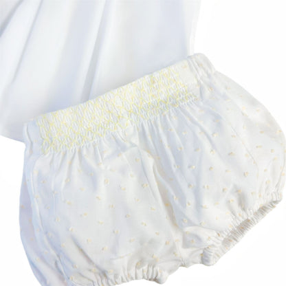 *SALE* Baby Boy White with Yellow Jam Pants with Top "MYD2459"