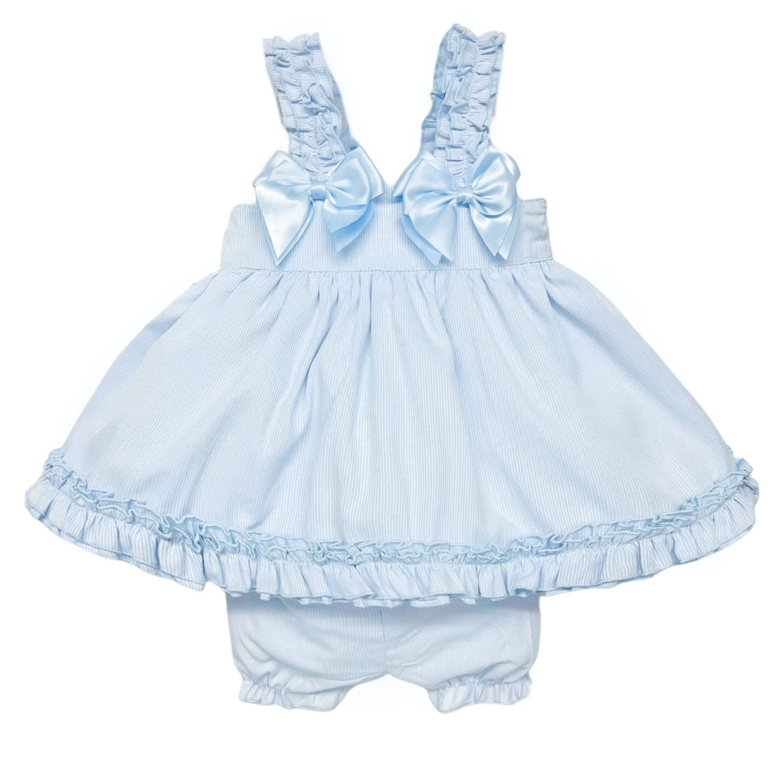 *SALE* Baby Girl Blue Summer Sun Dress with Knickers "2403 Blue"