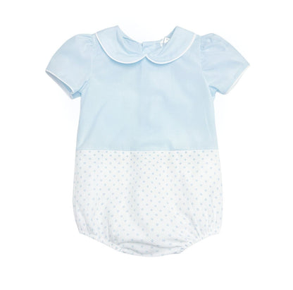*SALE* Baby Girl Blue Waffle Pinafore Dress with bodysuit "MYD2322B"