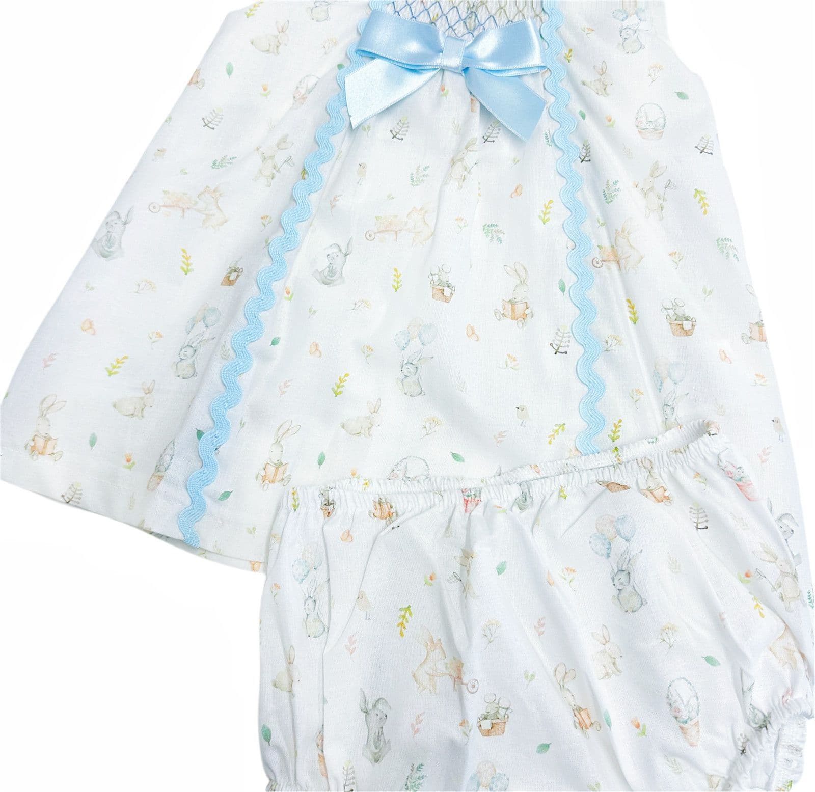 *SALE* Baby Girl Bunny Print Summer Dress with Pants "MYD2310"