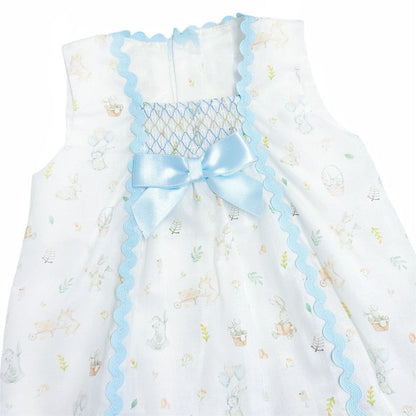 *SALE* Baby Girl Bunny Print Summer Dress with Pants "MYD2310"
