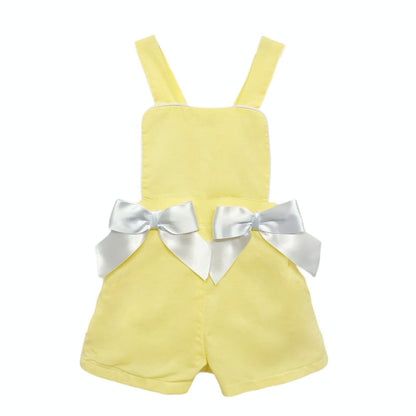 *SALE* Baby Girl Pale Yellow Dungaree with shirt "MYD2321Y"